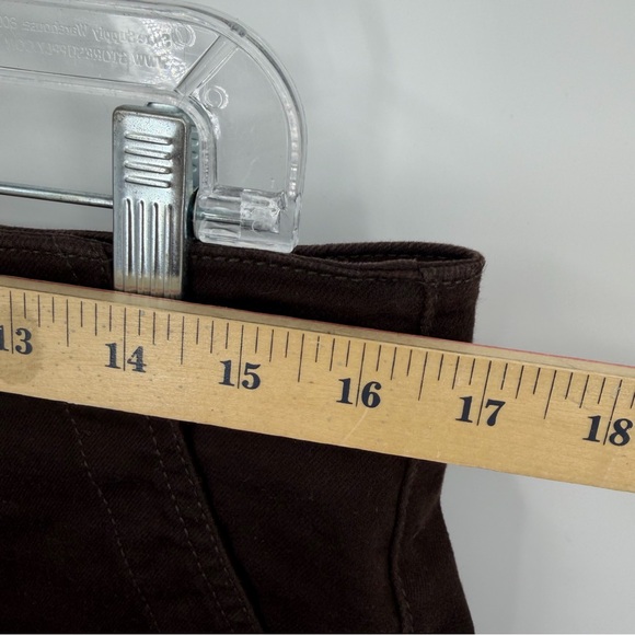 Cabi Utility Jogger Pants Size 10 Brown Zip Hem Pockets Stretch Style 4514 - Picture 5 of 10